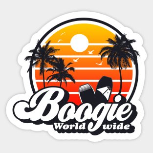 Boogie_World_Wide Sticker